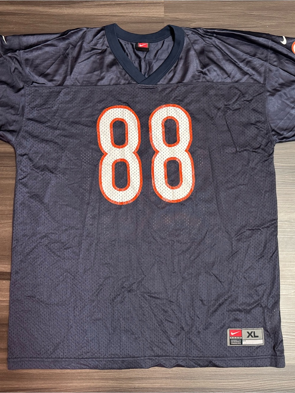 Vintage Nike Chicago Bears Marcus Robinson #88 NFL On Field Game Home Jersey XL